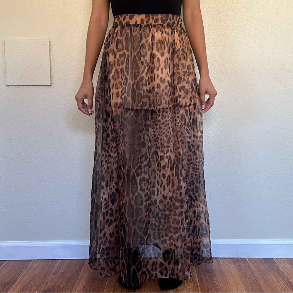 LEOPARD SKIRT - Picture 2 of 13